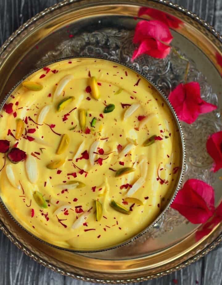 Mango Shrikhand | Easy Indian Summer Dessert Recipe