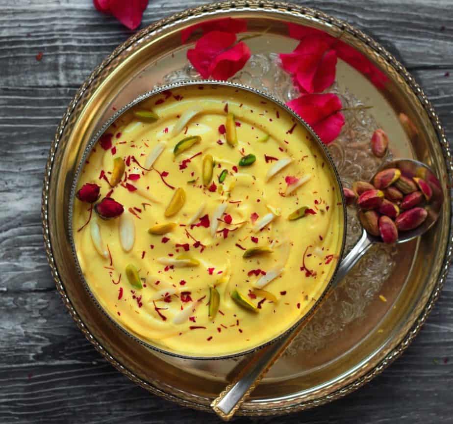 Mango Shrikhand | Easy  Indian  Summer Dessert Recipe