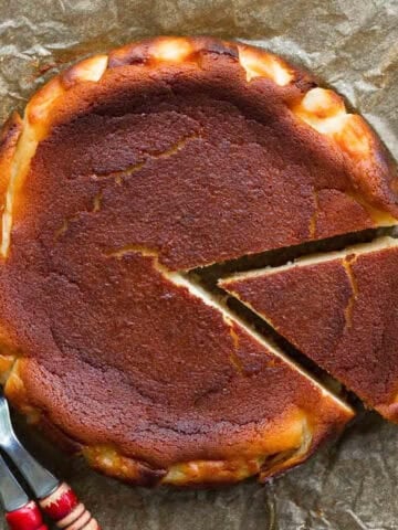 Basque cheesecake