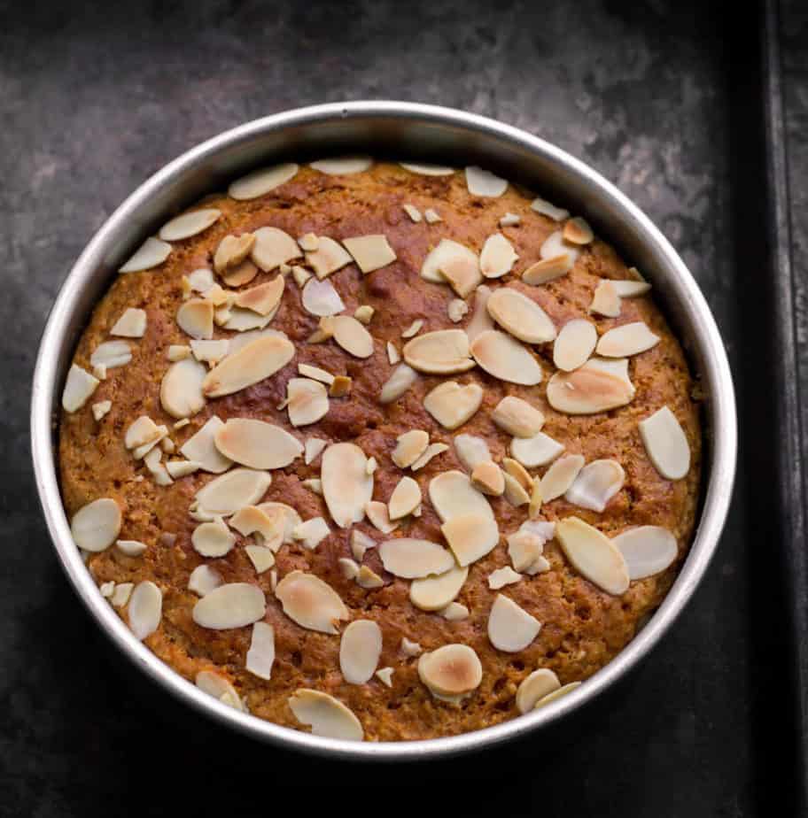 Honey Almond Cake | Vegan recipe