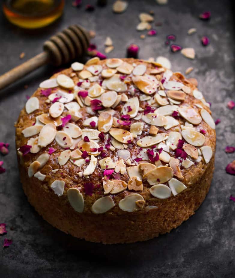 Honey Almond Cake | Vegan recipe