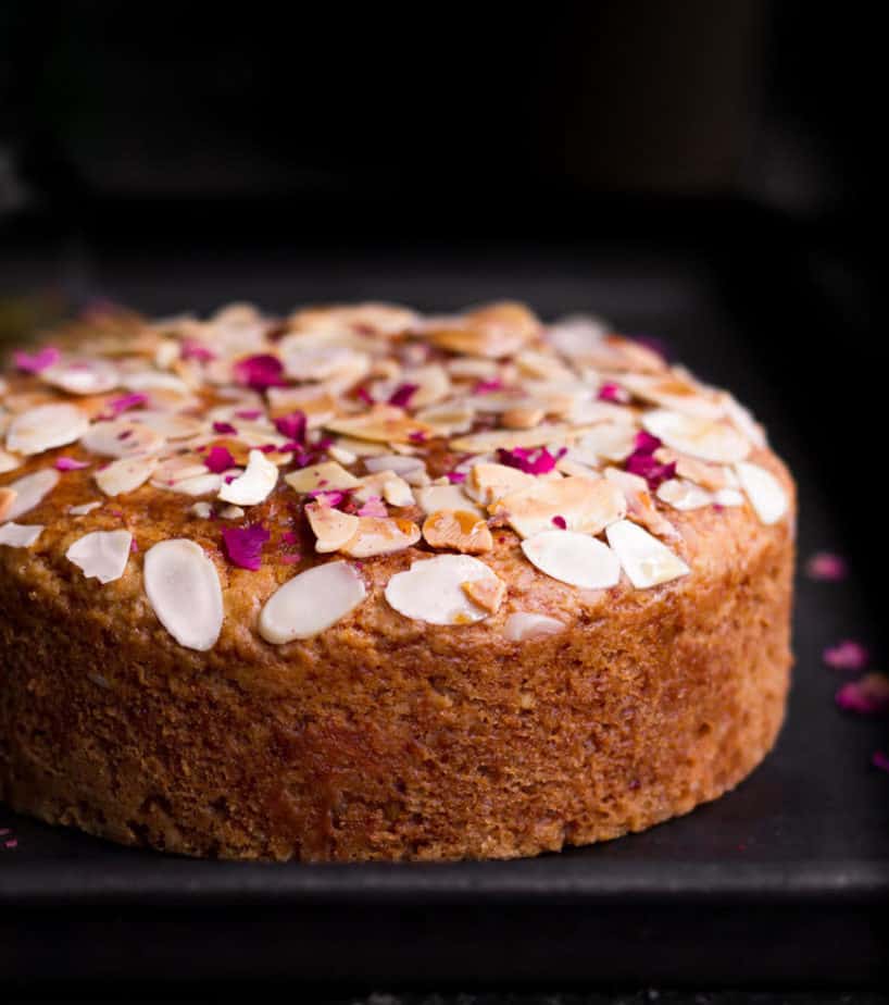 Honey Almond Cake | Vegan recipe