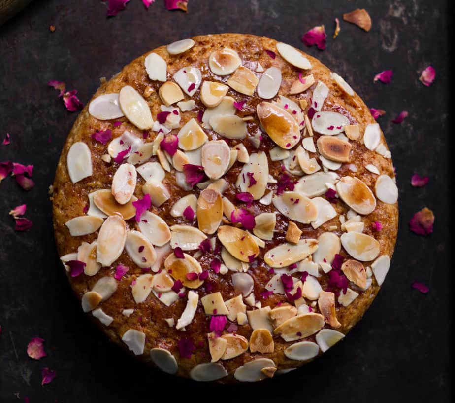 Honey Almond Cake | Vegan recipe