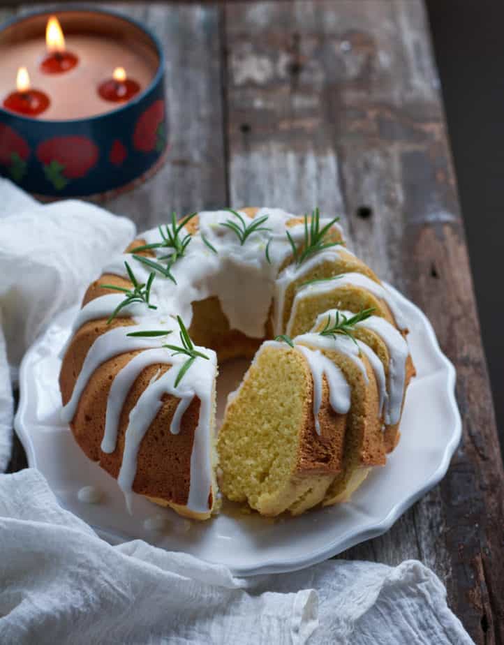 Rosemary Lemon Olive Oil Cake