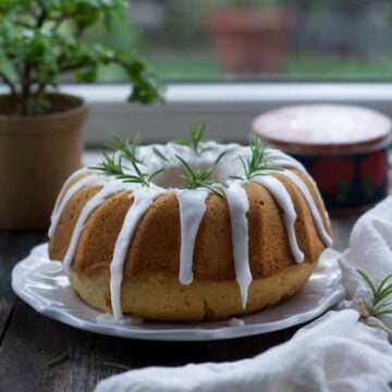 Rosemary Lemon Olive Oil Cake