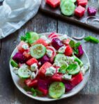 Watermelon Feta Salad | Easy summer salad