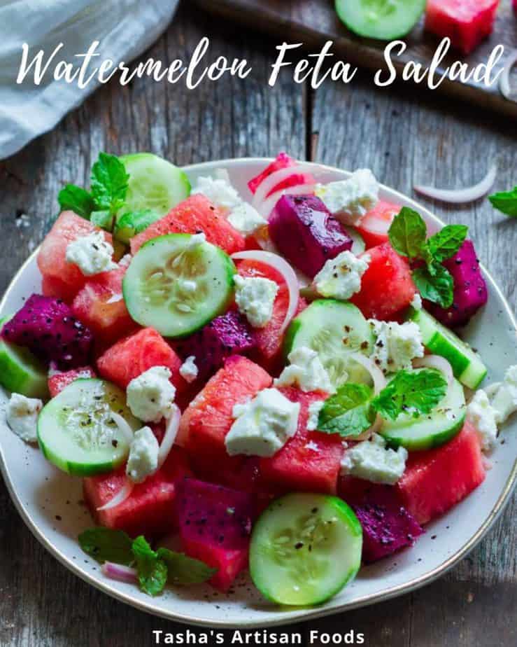 Watermelon Feta Salad | Easy summer salad