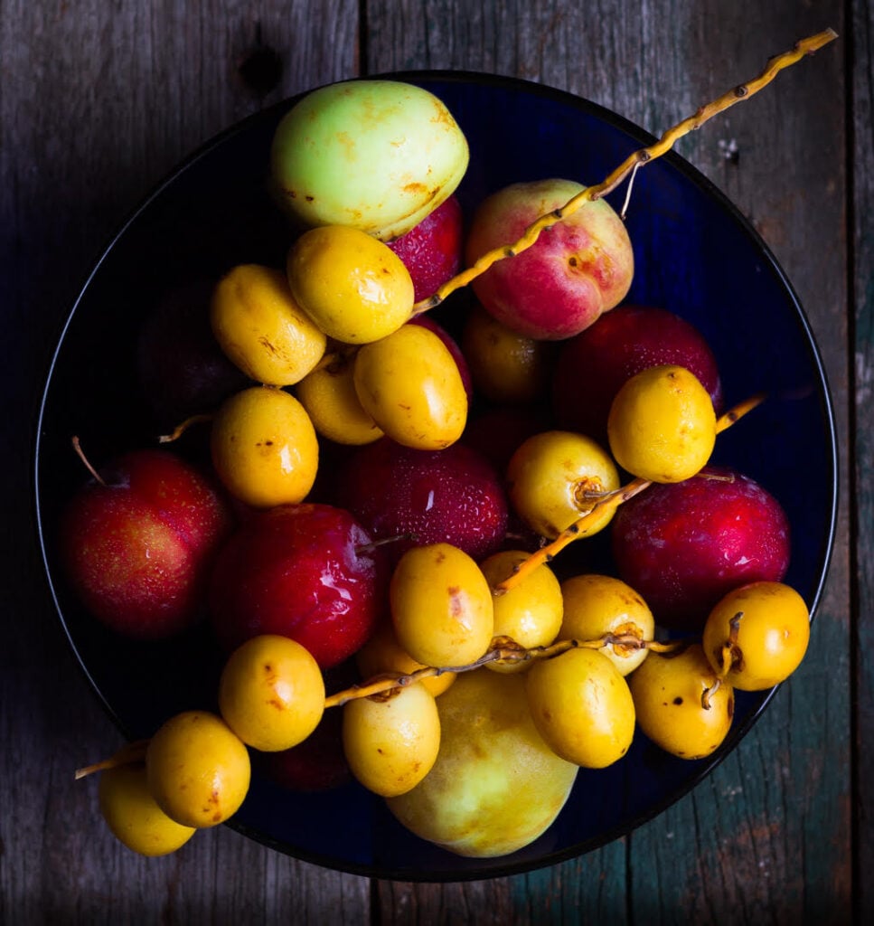 fruits for Plum Apricot Sourdough Galette | Summer fruit galette