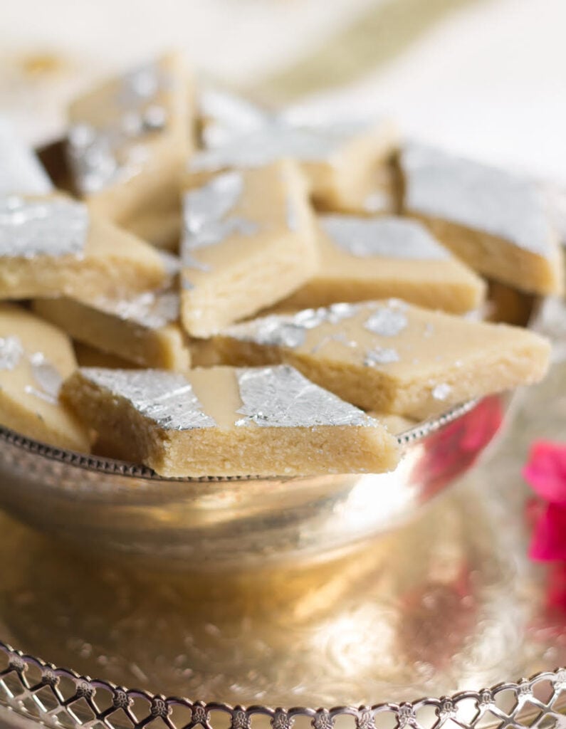 Kaju Katli | Kaju Burfi | Indian dessert