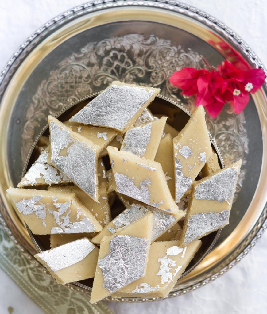 Kaju Katli | Kaju Burfi | Indian dessert