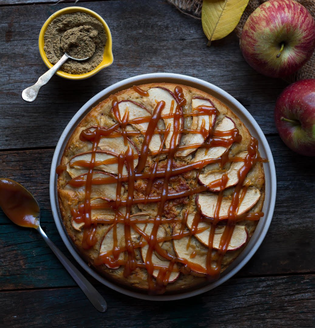 Chai-Spiced Apple Cake | Easy vegan apple cake recipe