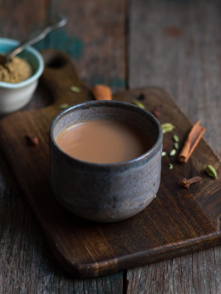Masala tea made with Homemade Chai Masala | Easy chai spice masala recipe