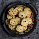 Eggless Rose Pistachio Cookies | Easy Festive Cookies | Kesar pista biscuits