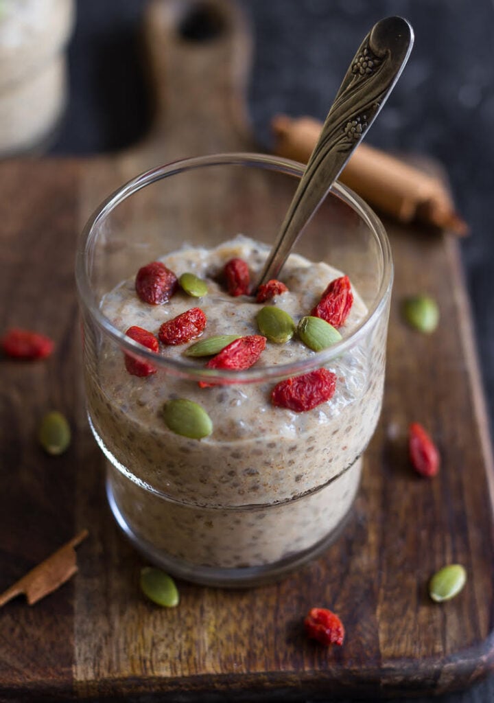 Date & Cinnamon Chia Pudding | Easy Vegan Chia Pudding Recipe