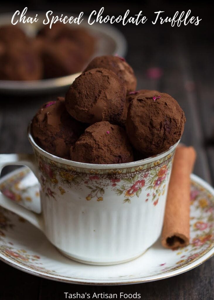 Chai Spiced Chocolate Truffles | Easy Chocolate Truffles Recipe