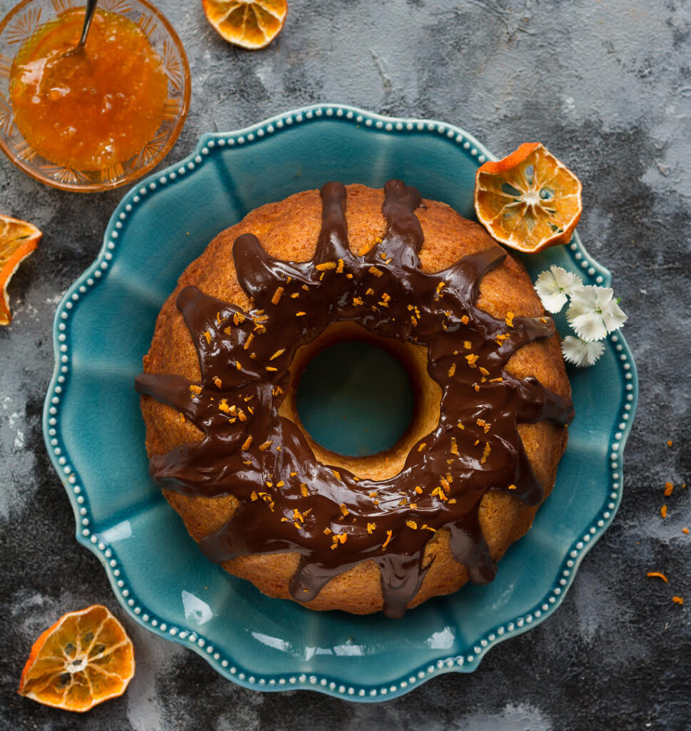 Orange Marmalade Cake|  Easy eggless marmalade cake recipe