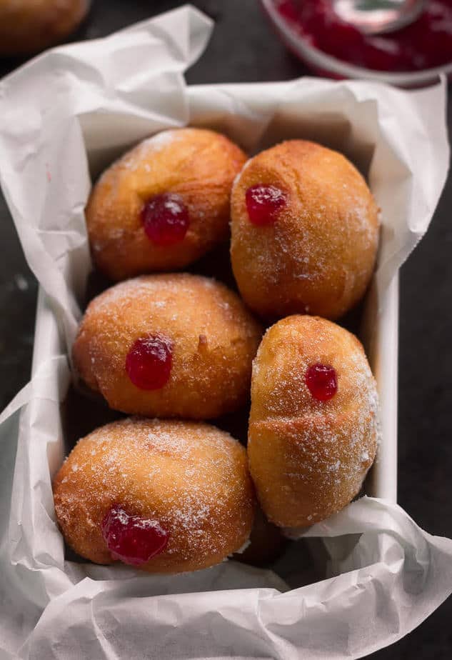 Strawberry Jam Donuts | Vegan Jam Donuts Recipe