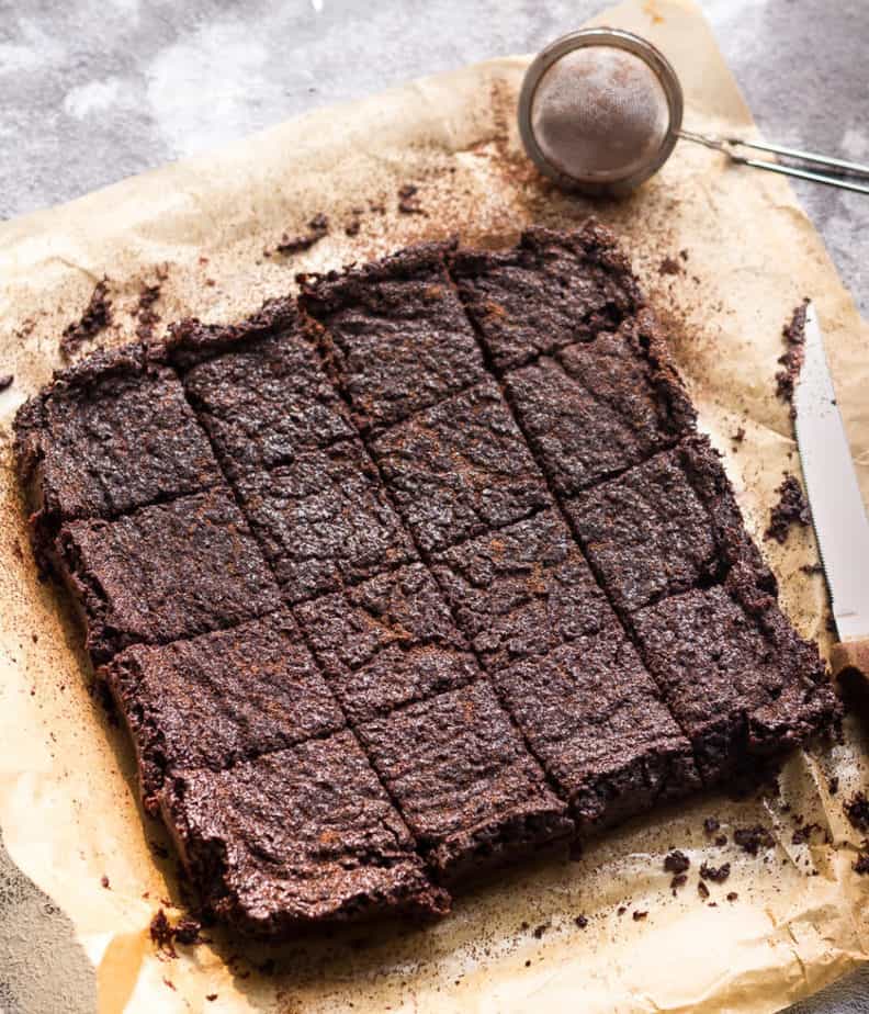 Fudgy Miso Brownies | Vegan miso brownies recipe