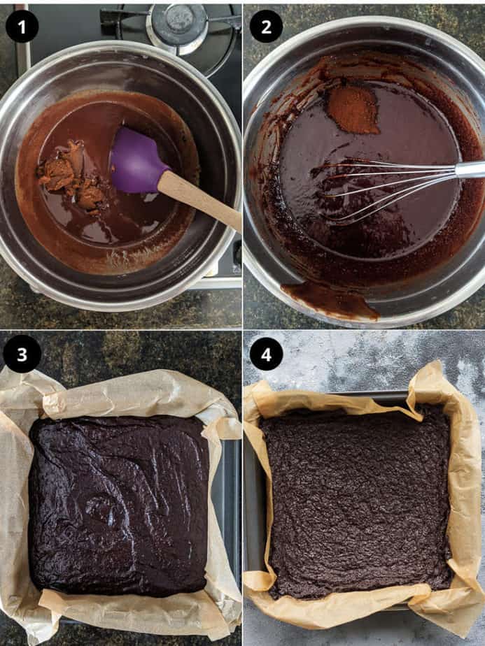 Steps for Fudgy Miso Brownies | Vegan miso brownies recipe