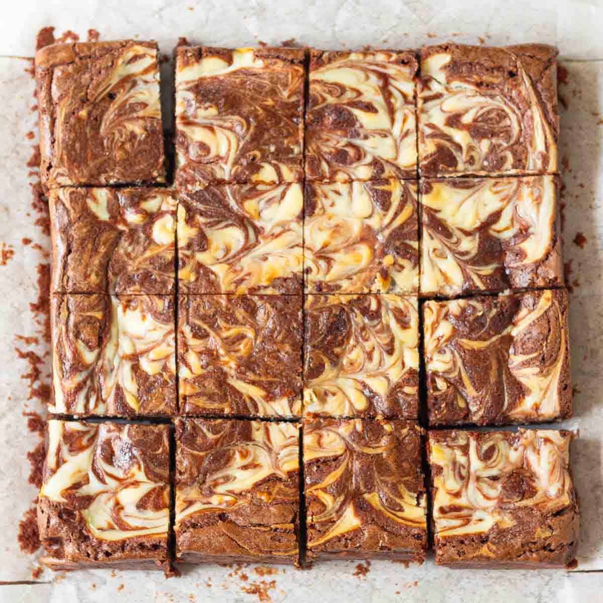 Cheesecake Swirl Brownie