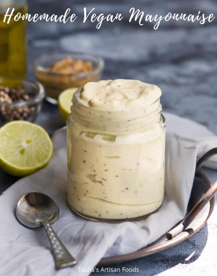Homemade Vegan Mayonnaise | Easy eggless mayonnaise recipe