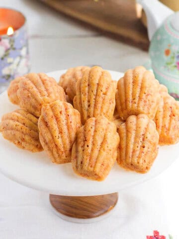 Carrot cake madeleines
