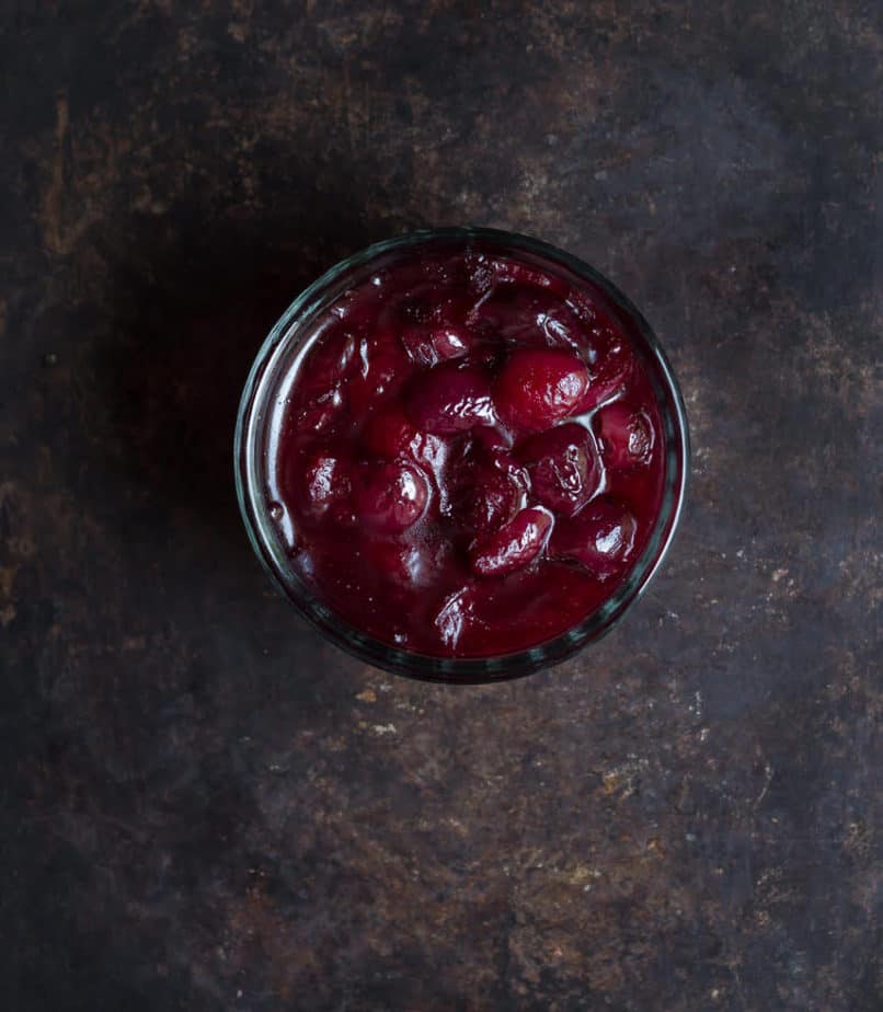 Cherry sauce for the Cherry Cheesecake | Easy cherry cheesecake recipe with cherry sauce
