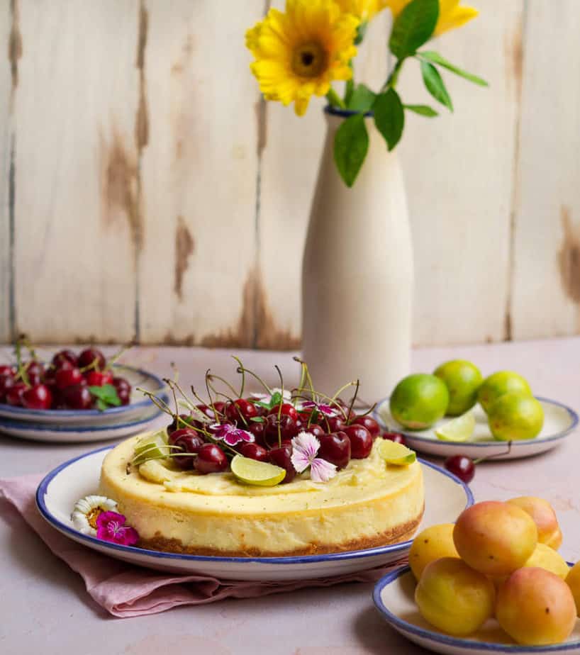 Lemon Cheesecake | Easy Lemon Cheesecake Recipe