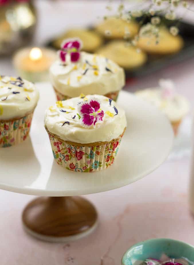 Lemon Poppyseed Cupcakes | Easy Lemon Cupcakes with Cream Cheese Frosting