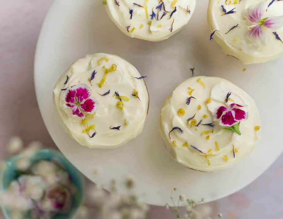 Lemon Poppyseed Cupcakes | Easy Lemon Cupcakes with Cream Cheese Frosting