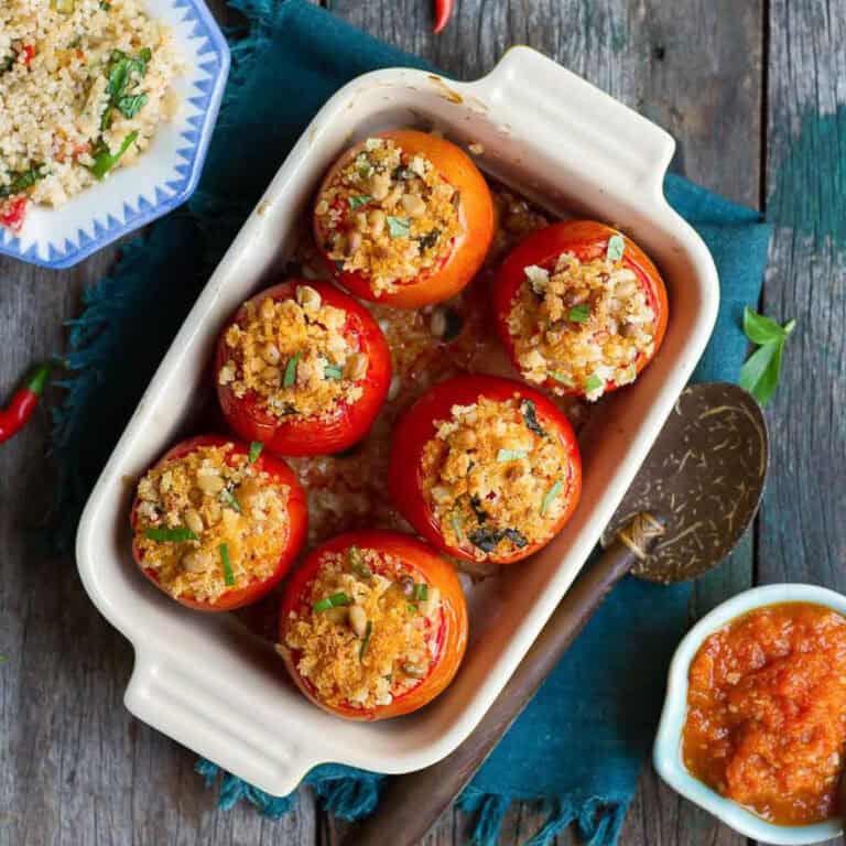 Baked Stuffed Tomatoes