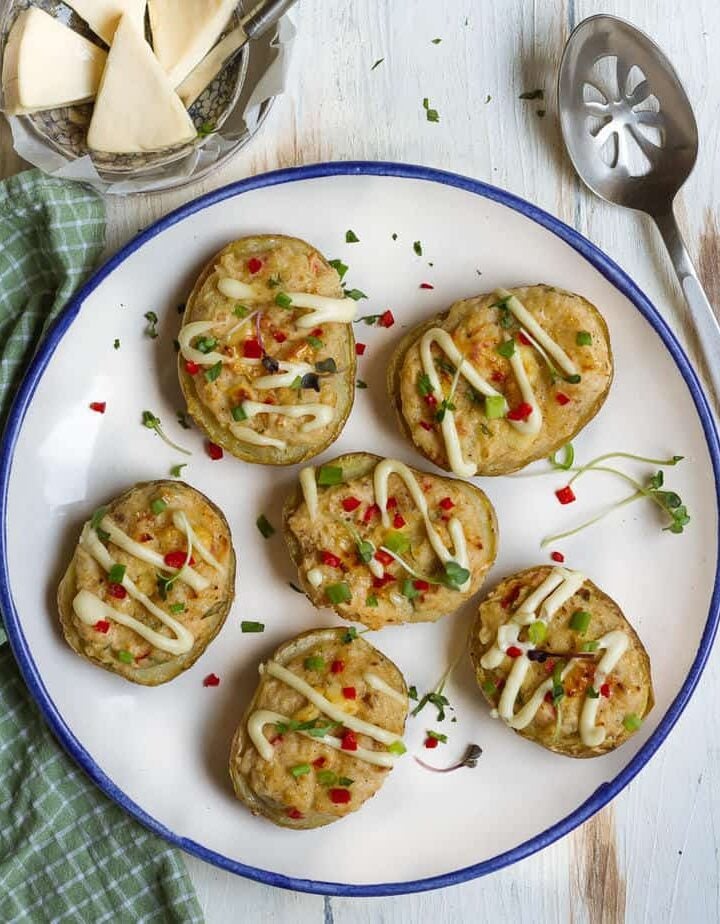 Cheesy Twice-Baked Potatoes | Easy Baked Potato Recipe