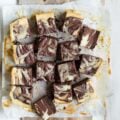 Chocolate Swirl Cheesecake Bars | Easy Chocolate Swirl Baked Cheesecake Bars