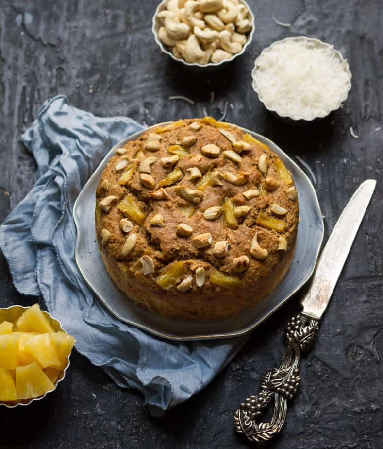 Coconut Pineapple Cake | Easy Vegan Coconut Pineapple Cake