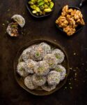 Date and nut rolls | Vegan Date and nut rolls | khajur rolls