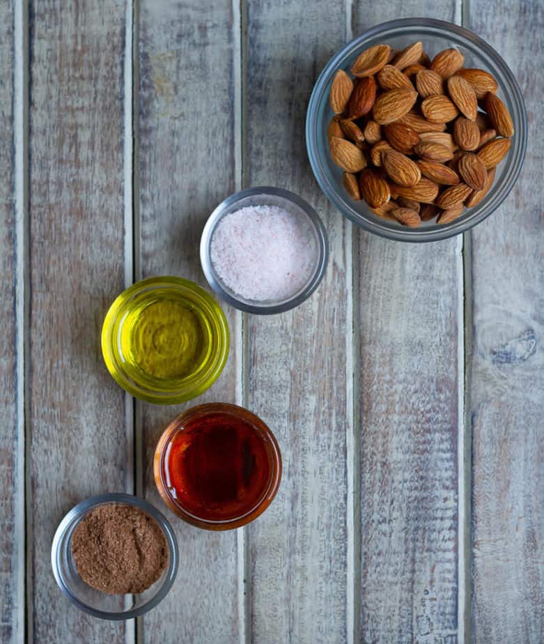 Ingredients for Pumpkin Pie Spiced Almonds | Pumpkin Spiced Roasted Almonds