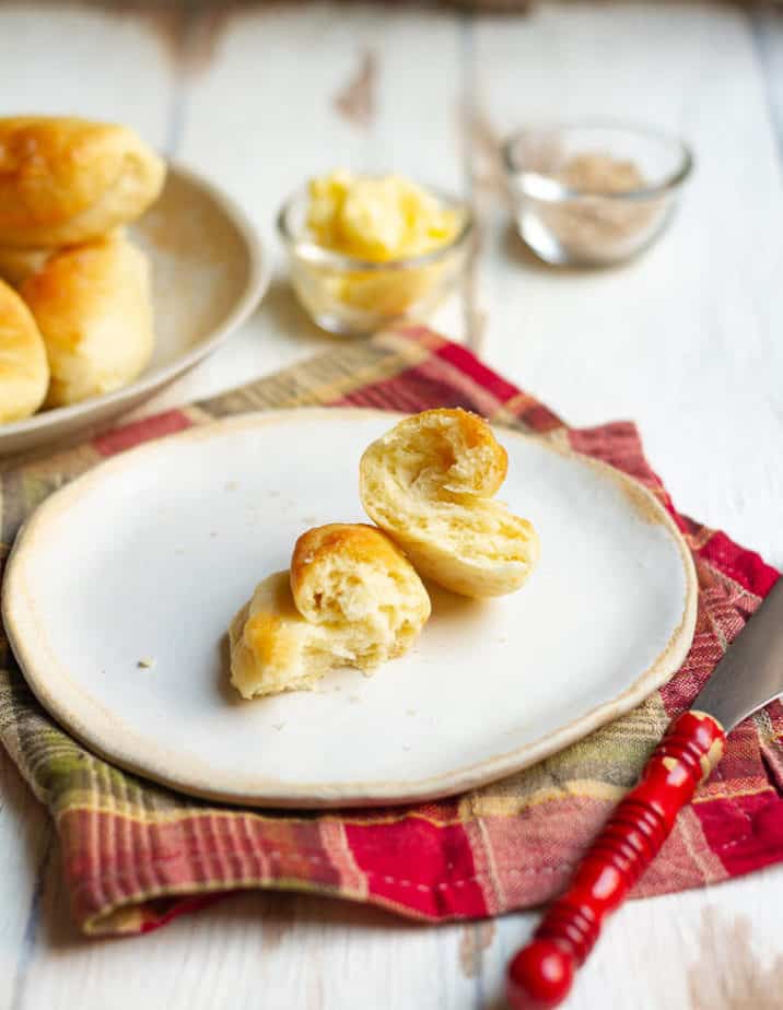 Parker House Rolls | Soft and fluffy Parker House Rolls