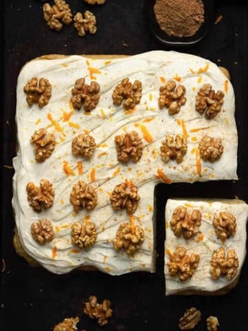 Pumpkin sheet cake