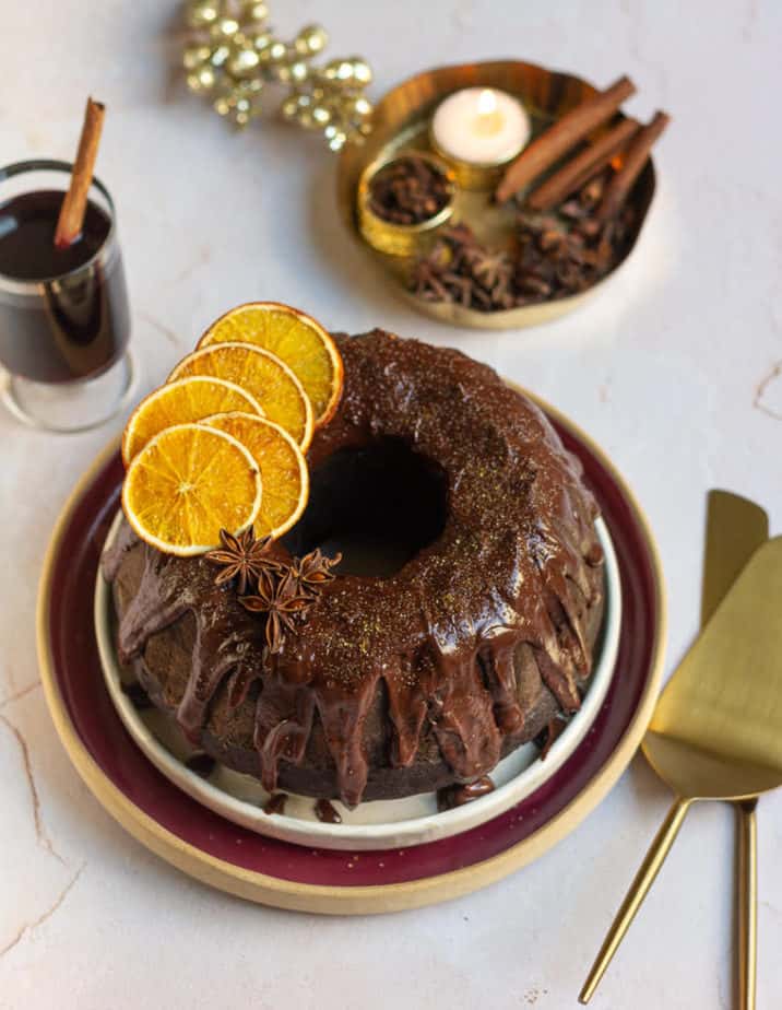 Mulled Wine Cake | Mulled wine chocolate cake