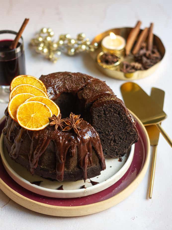 Mulled Wine Cake | Mulled wine chocolate cake