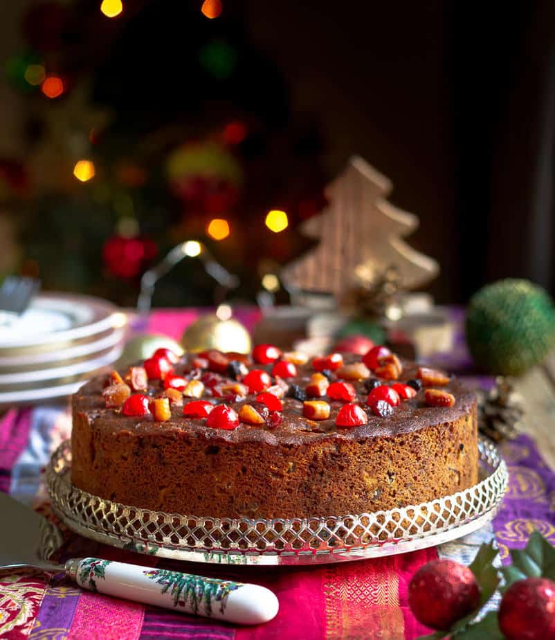 Christmas Rum Cake | Christmas Plum Cake Recipe