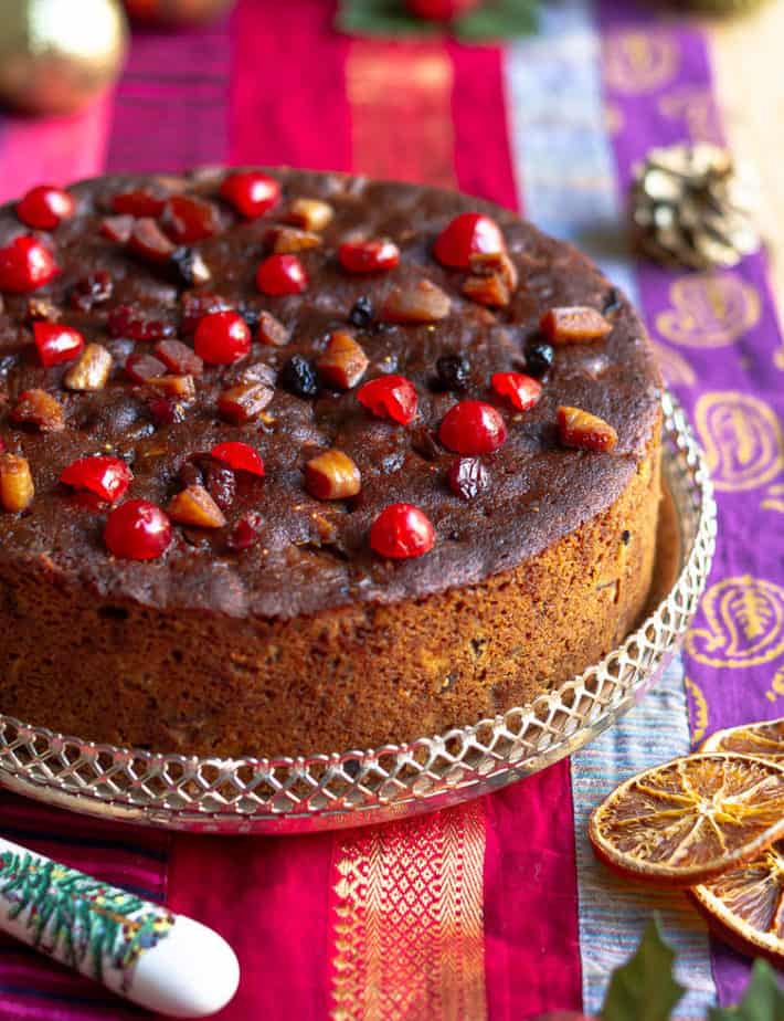 Christmas Rum Cake | Christmas Plum Cake Recipe