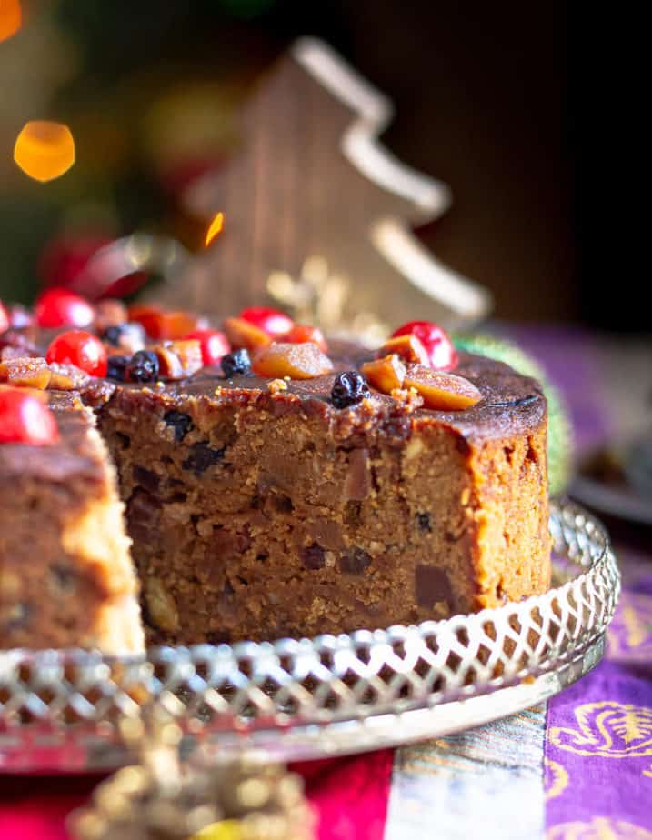 Christmas Rum Cake | Christmas Plum Cake Recipe