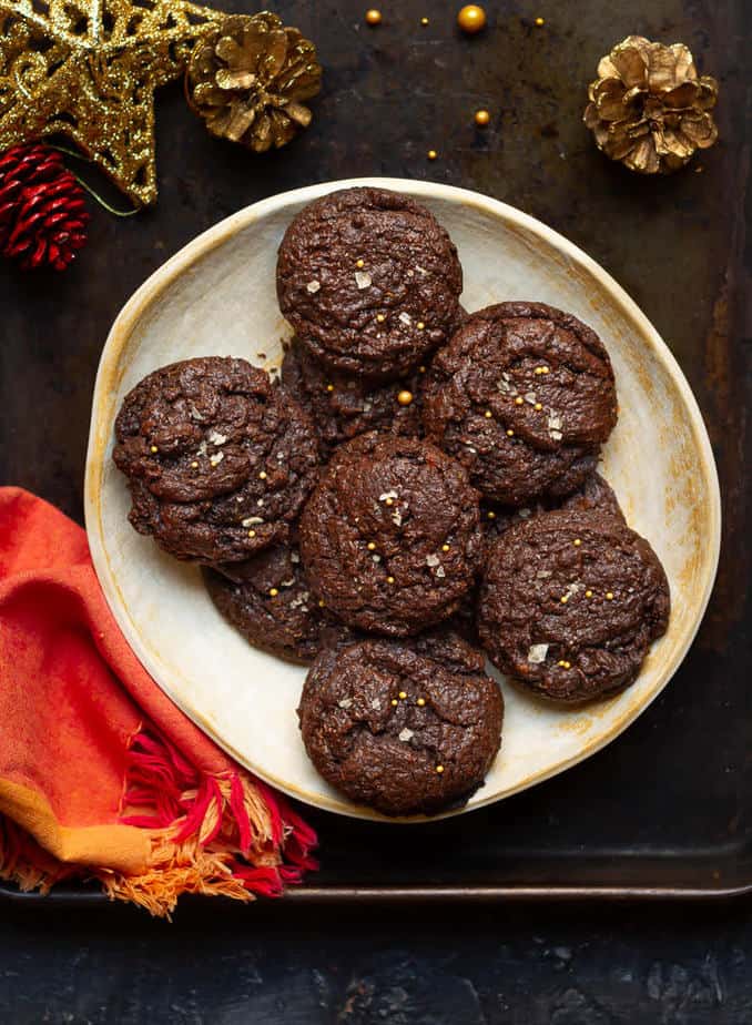 Eggless Brownie Cookies | Easy Brownie Cookie Recipe
