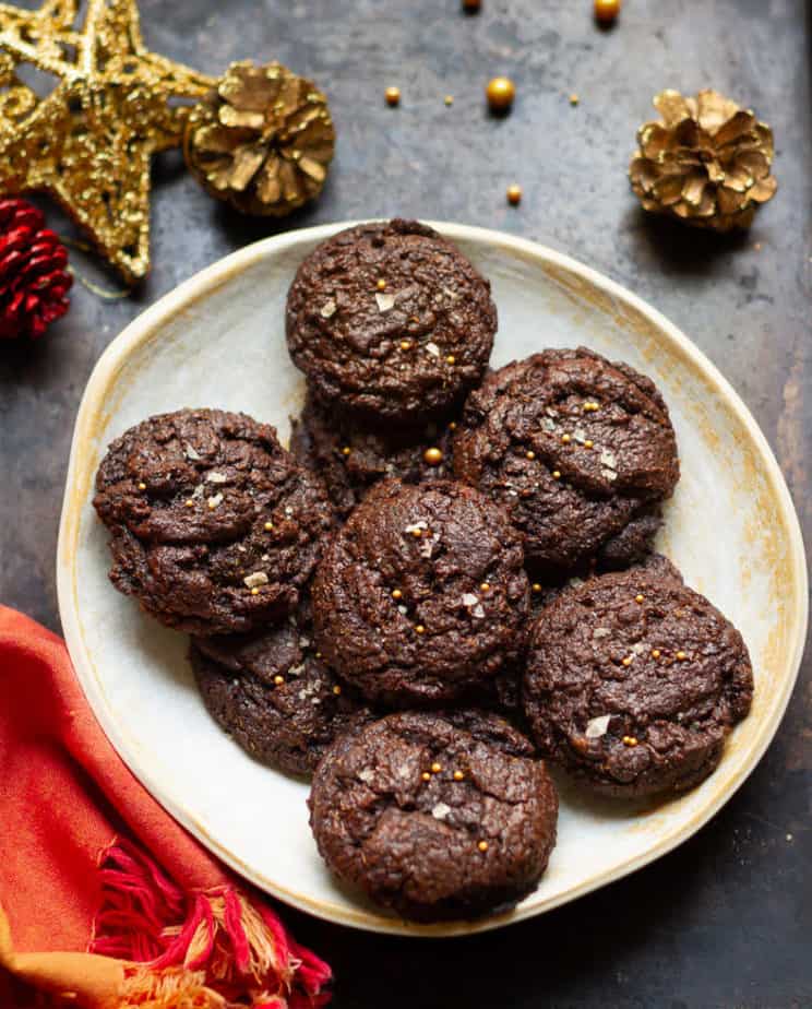 Eggless Brownie Cookies | Easy Brownie Cookie Recipe
