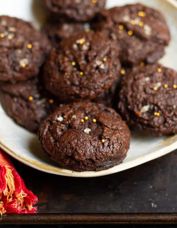 Eggless Brownie Cookies | Easy Brownie Cookie Recipe