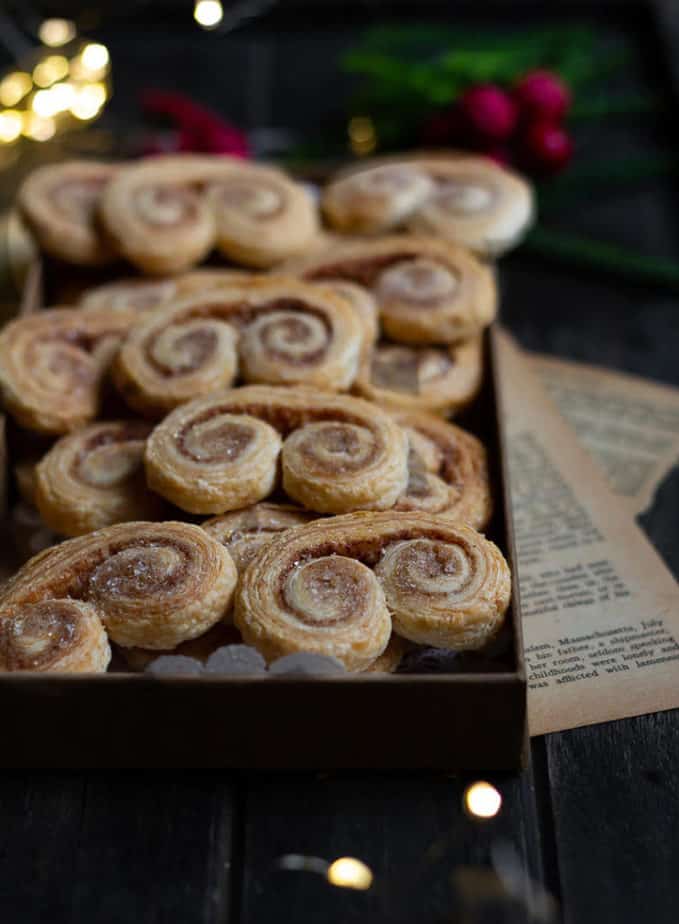 French Hearts Recipe | 3 ingredient French Palmier Cookies Recipe