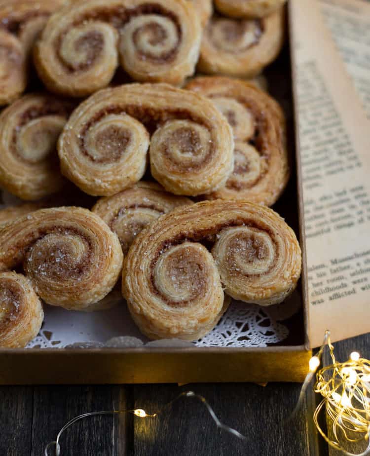 French Hearts Recipe | 3 ingredient French Palmier Cookies Recipe