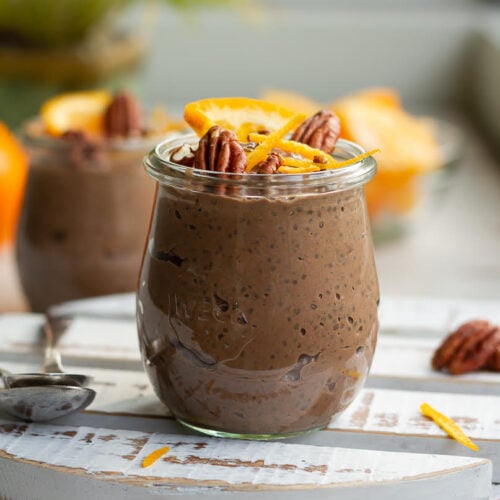 Chocolate Orange Chia Pudding | Healthy Chocolate Orange Chia Pudding Recipe