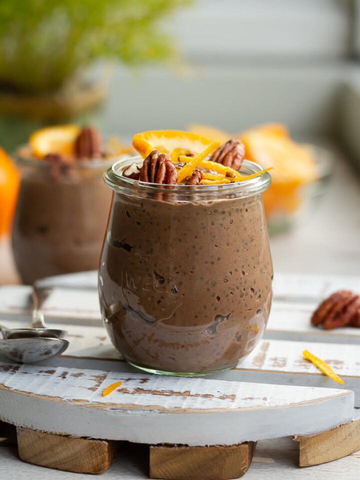 Chocolate Orange Chia Pudding | Healthy Chocolate Orange Chia Pudding Recipe